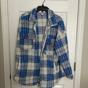 Arizona Blue and White Plaid Jacket